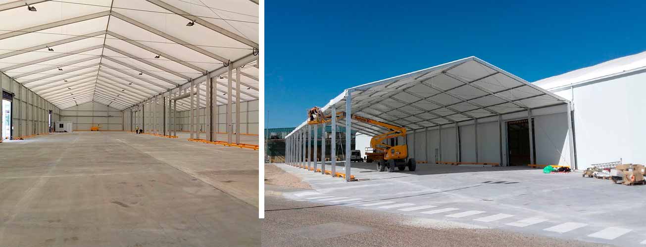 ALUSPACE - Bâtiment industriel démontable en aluminium 4.800 m2 - AS20