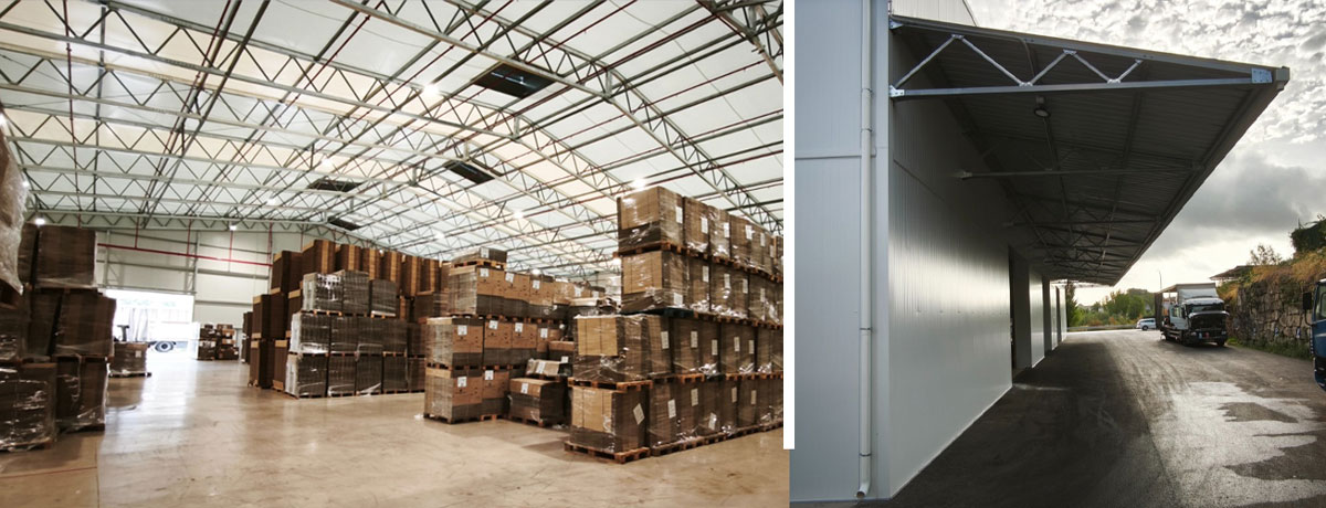 VALL - MAXISPACE MS16 bâtiment industriel démontable Cartonajes Ribas
