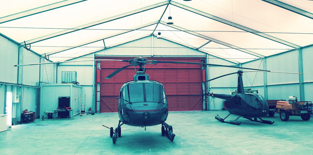 Construction de hangars pour avions - AEROSPACE