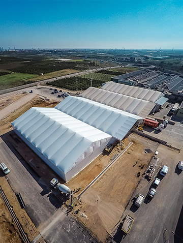 AS30 ALUSPACE Bâtiments industriels démontables 3 000 m²