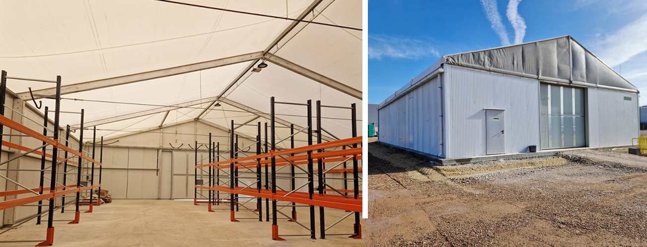 ALUSPACE - bâtiments industriels démontables en aluminium - AS15