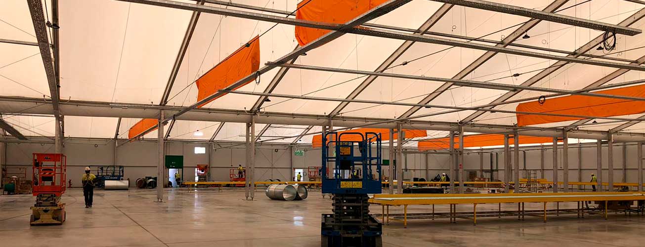 ALUSPACE - bâtiments industriels démontables en aluminium - AS30