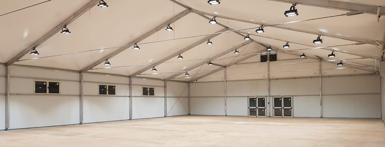 ALUSPACE - bâtiments industriels démontables en aluminium - AS20