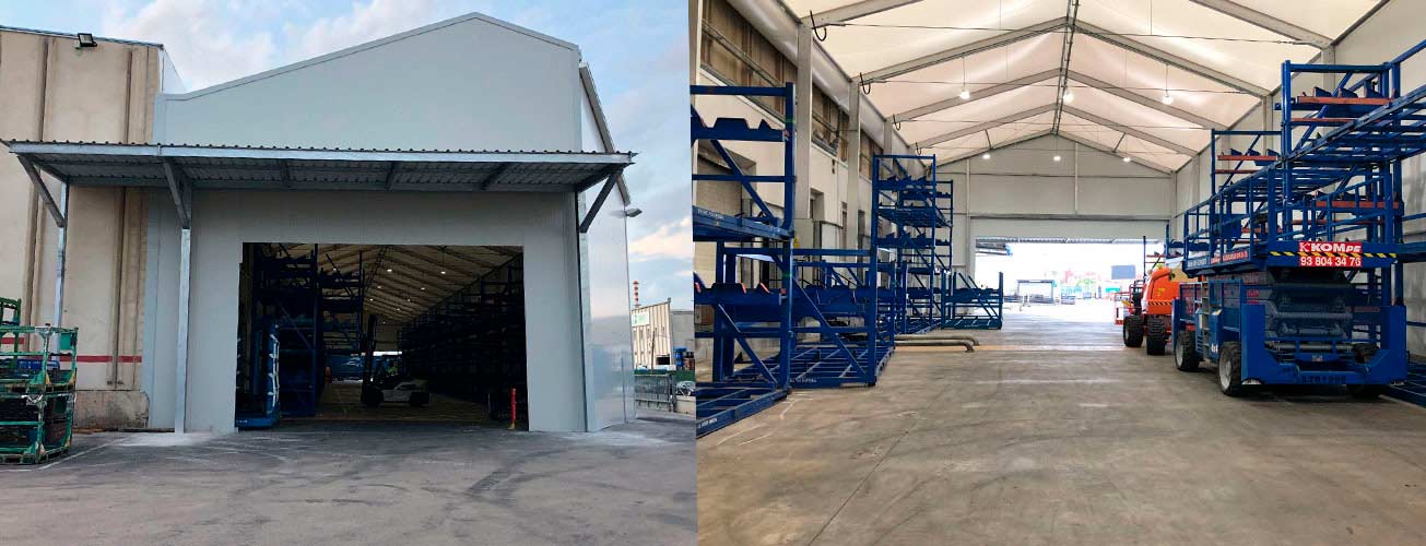 ALUSPACE - bâtiments industriels démontables en aluminium - AS14