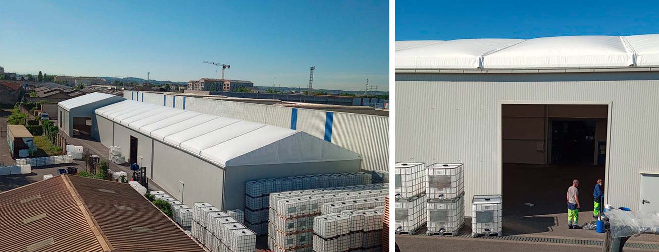 ALUSPACE - bâtiments industriels démontables en aluminium - AS15