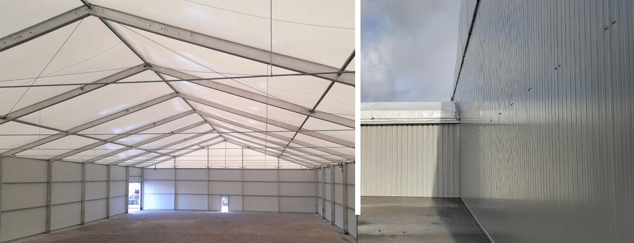 ALUSPACE - bâtiments industriels démontables en aluminium - AS25