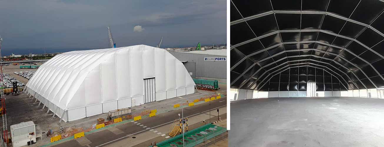 ALUSPACE - bâtiments industriels démontables en aluminium - AS50