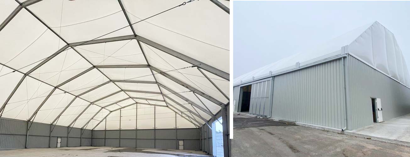 ALUSPACE - bâtiments industriels démontables en aluminium - AS30