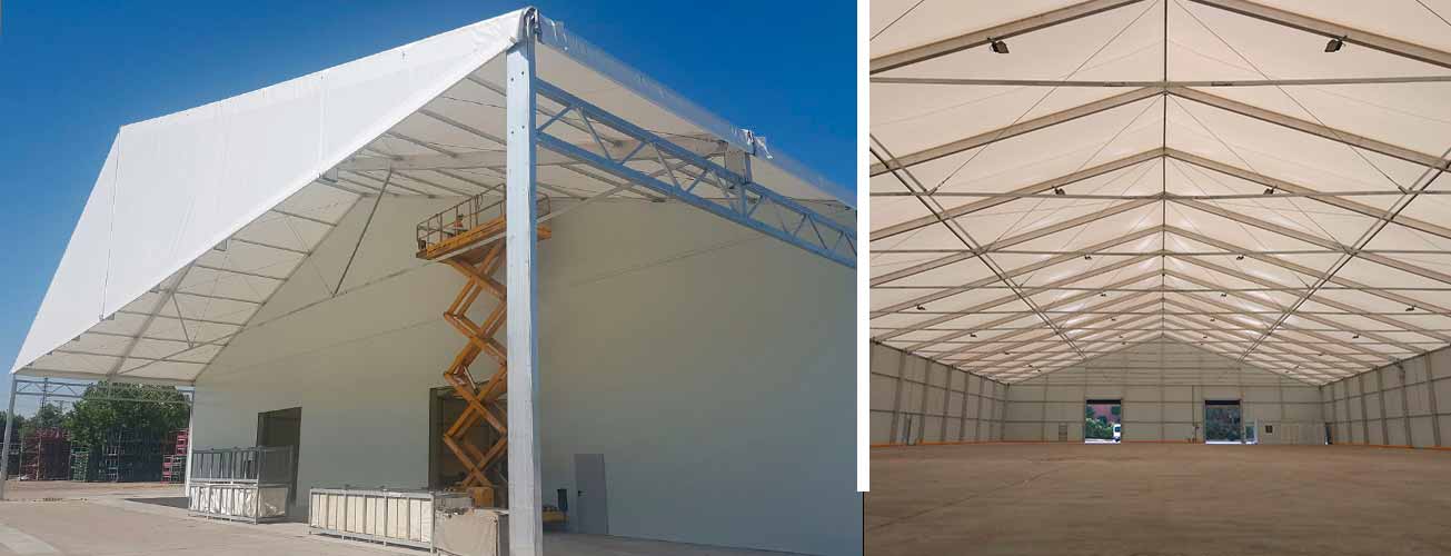 ALUSPACE - bâtiments industriels démontables en aluminium 3 400 m² - AS40