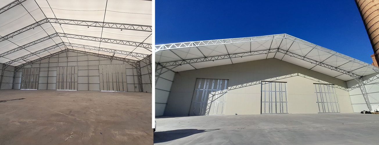 VALL - MAXISPACE Bâtiment industriel démontable en acier - MS50