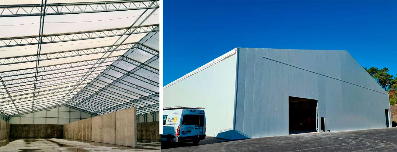 VALL - MAXISPACE Bâtiment industriel démontable en acier - MS45