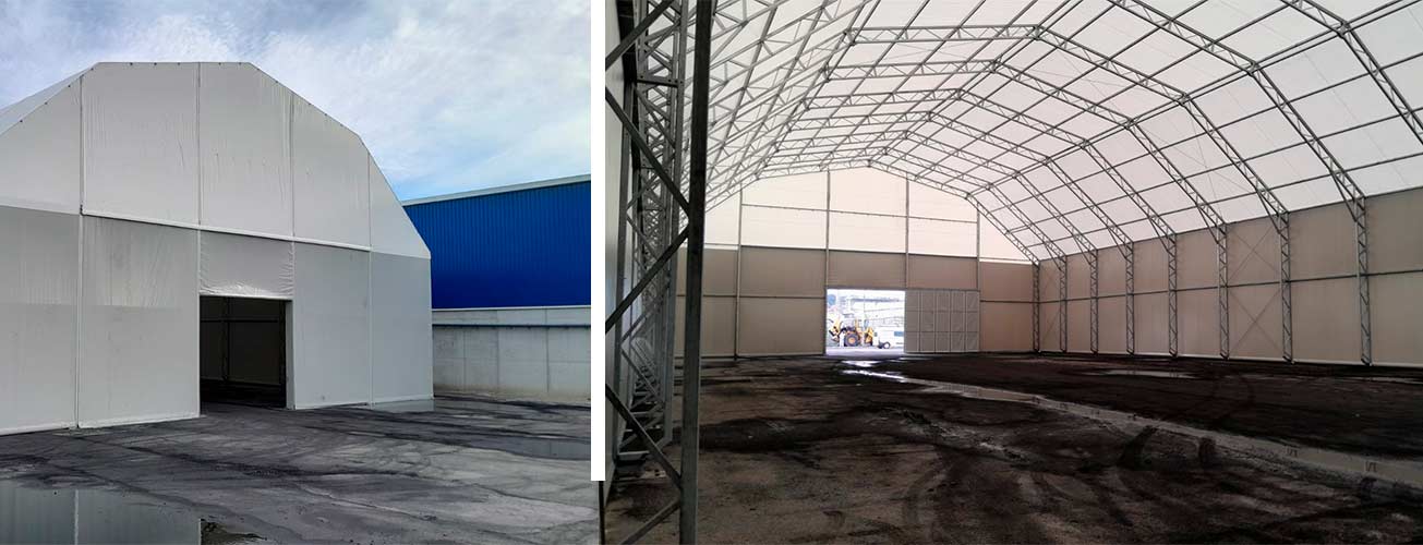 VALL - MAXISPACE Bâtiment industriel démontable en acier - MS42