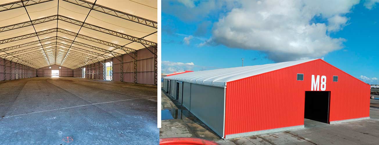 VALL - MAXISPACE Bâtiment industriel démontable en acier - MS42