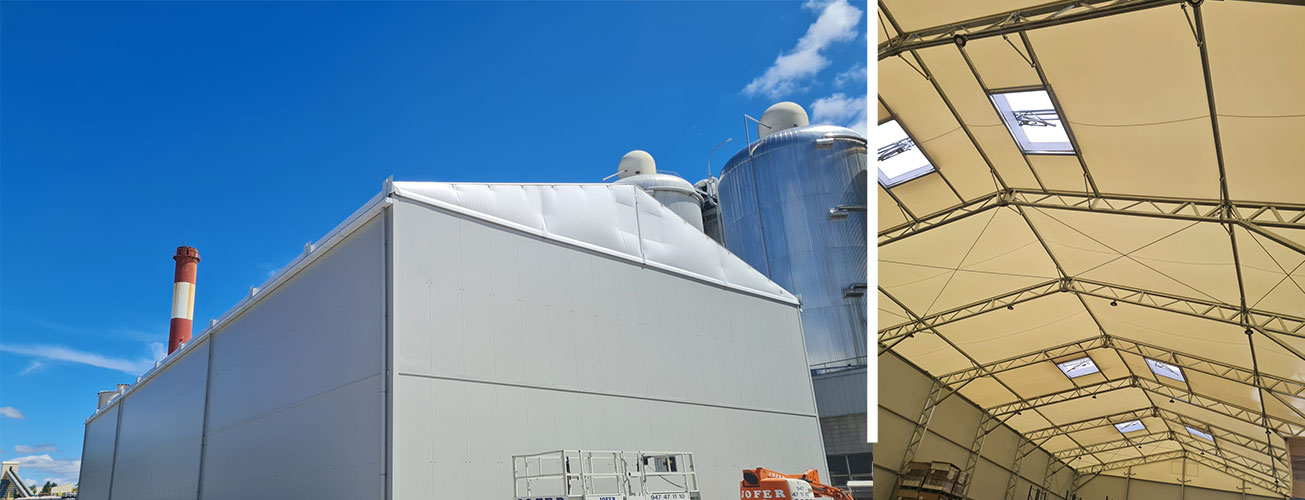 VALL - MAXISPACE Bâtiment industriel démontable en acier - MS19