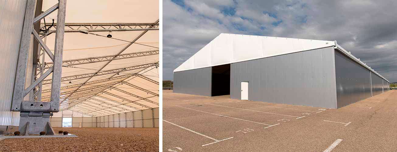 VALL - MAXISPACE Bâtiment industriel démontable en acier - MS30