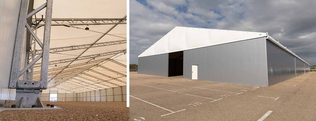 VALL - MAXISPACE Bâtiment industriel démontable en acier - MS30