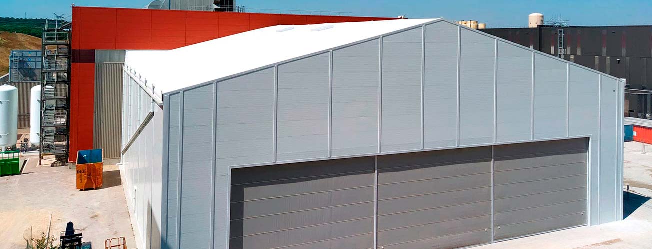 VALL - MAXISPACE Bâtiment industriel démontable en acier - MS38