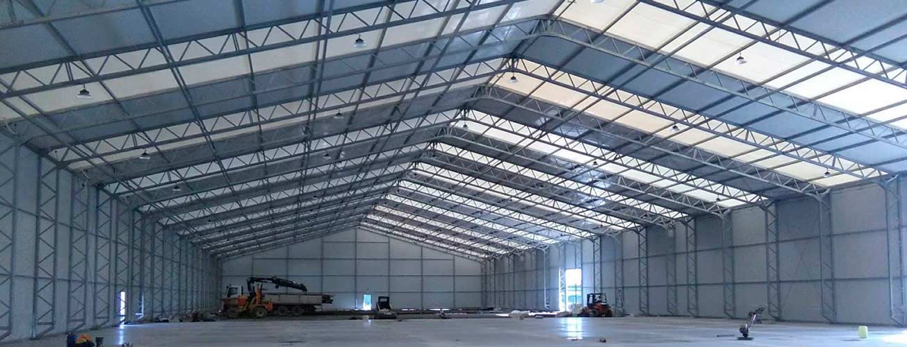 VALL - MAXISPACE Bâtiment industriel démontable en acier - MS40