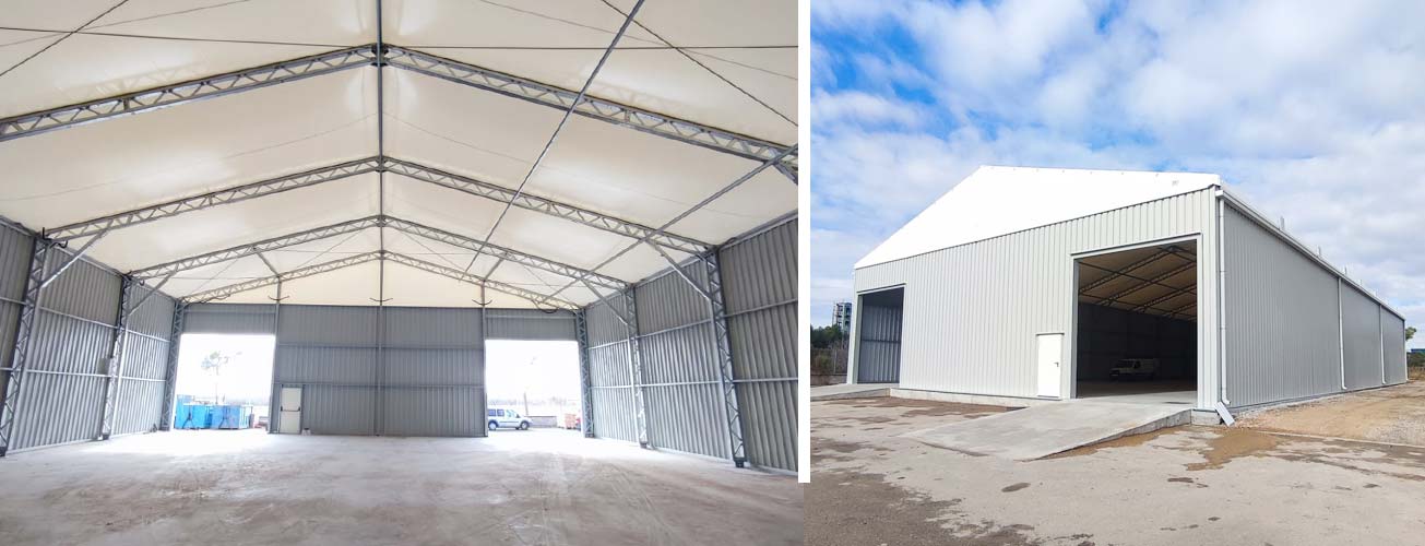 VALL - MAXISPACE Bâtiment industriel démontable en acier - MS20