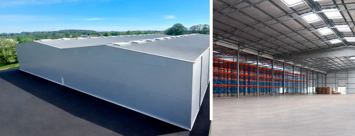 VALL - MAXISPACE bâtiment industriel démontable en acier