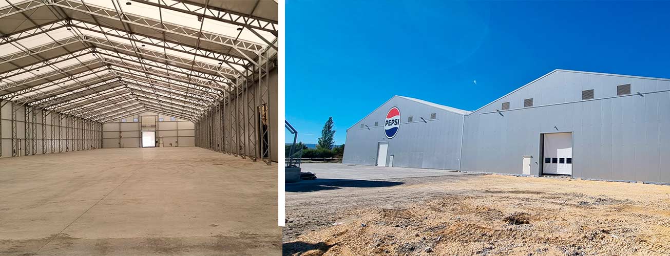 VALL - MAXISPACE Bâtiment industriel démontable en acier - MS42