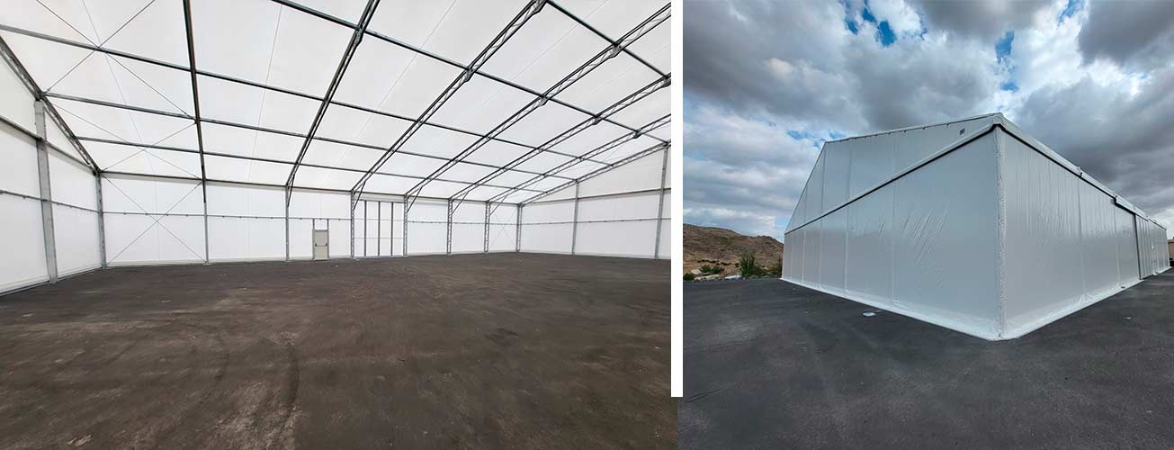 VALL - MAXISPACE Bâtiment industriel démontable en acier - MS42