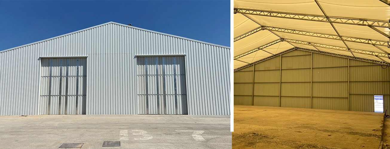 VALL - MAXISPACE Bâtiment industriel démontable en acier - MS25