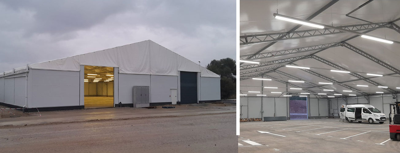 VALL - MAXISPACE Bâtiment industriel démontable en acier - MS42