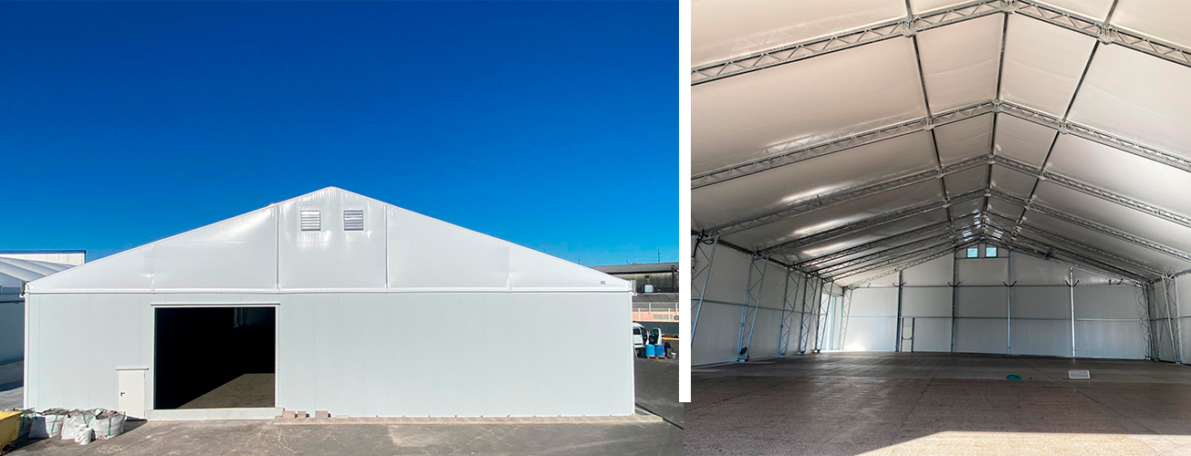 VALL - MAXISPACE bâtiment industriel démontable en acier