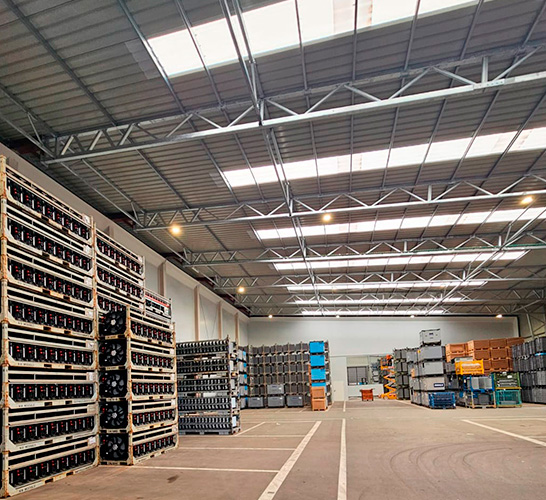 Garantie des bâtiments démontables de stockage