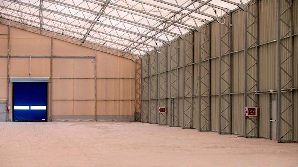 Utilisation des bâtiments démontables pour le stockage