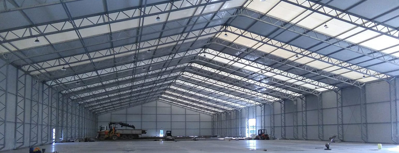 Utilisation des bâtiments démontables pour le stockage