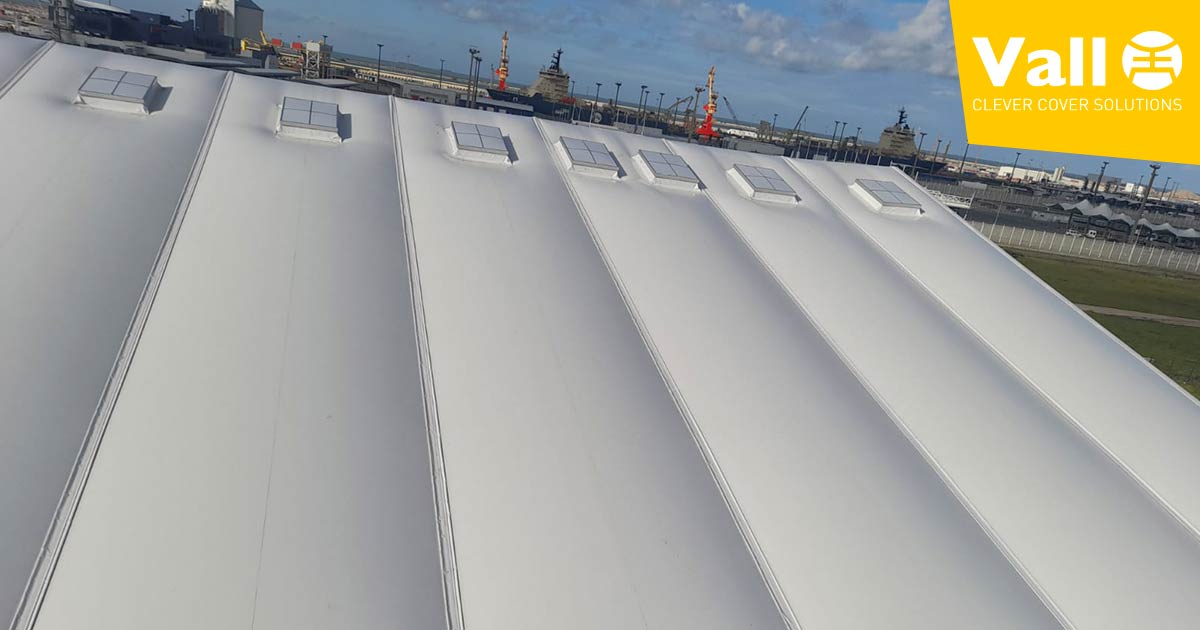 Bâtiment démontable pour intralogistique