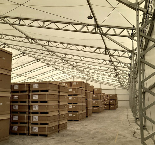 Entrepôt industriel flexible et adaptable