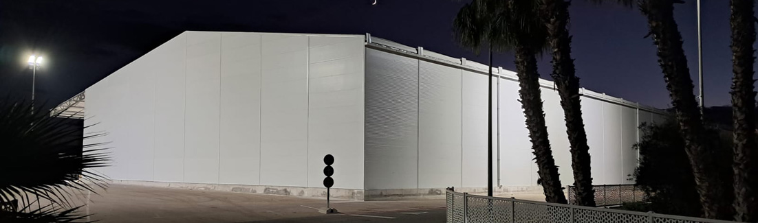 Entrepôt démontable et transportable
