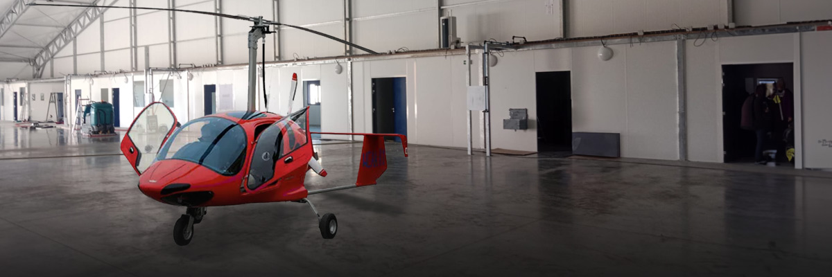 Hangar métallique pour aéronefs