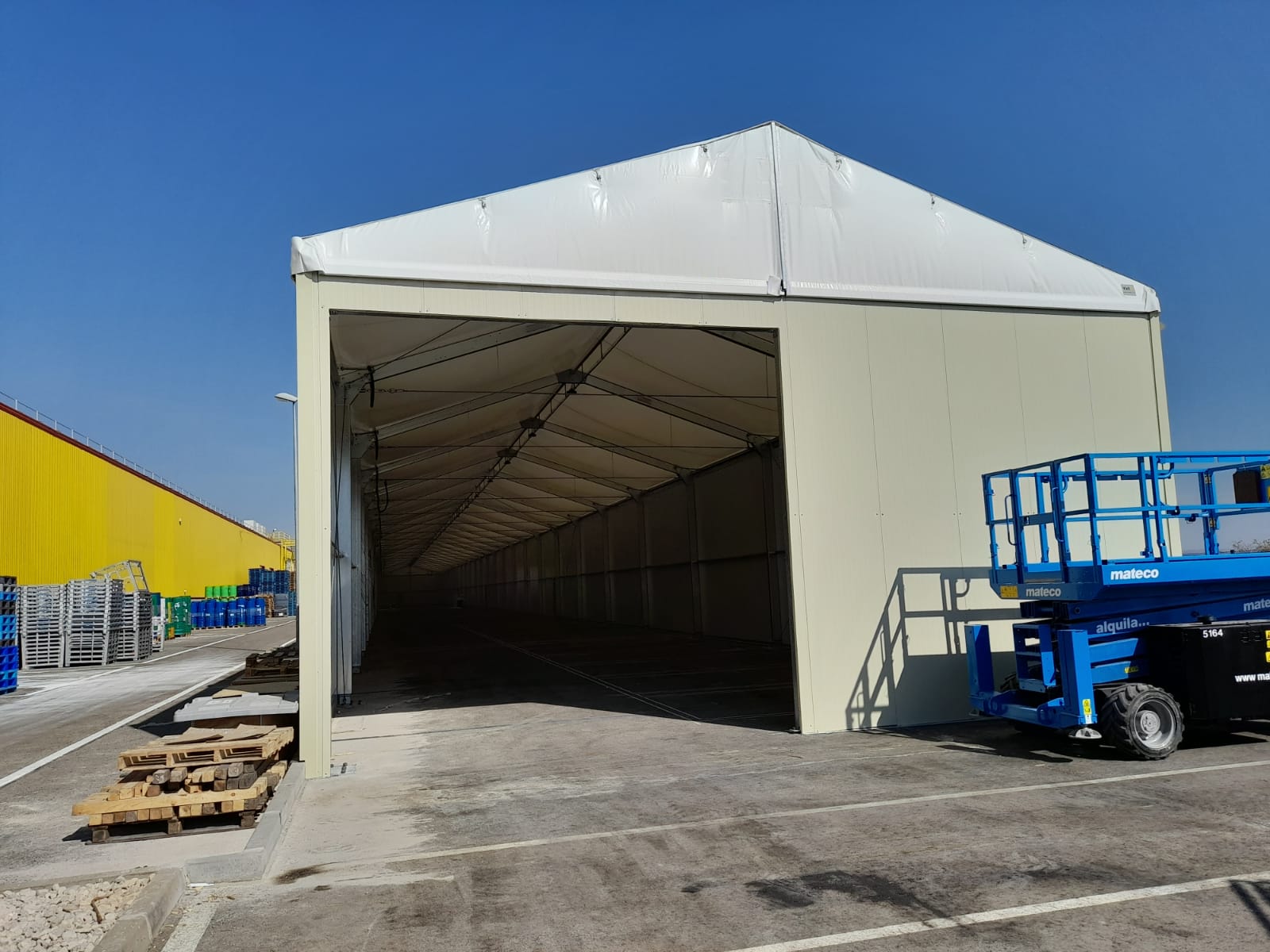 bâtiment préfabriqué pour l'industrie agroalimentaire