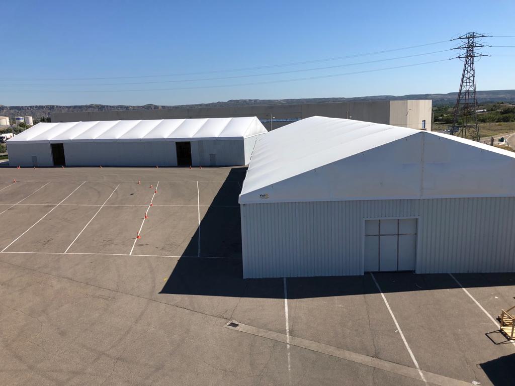 Structure en acier ou en aluminium pour un bâtiment préfabriqué