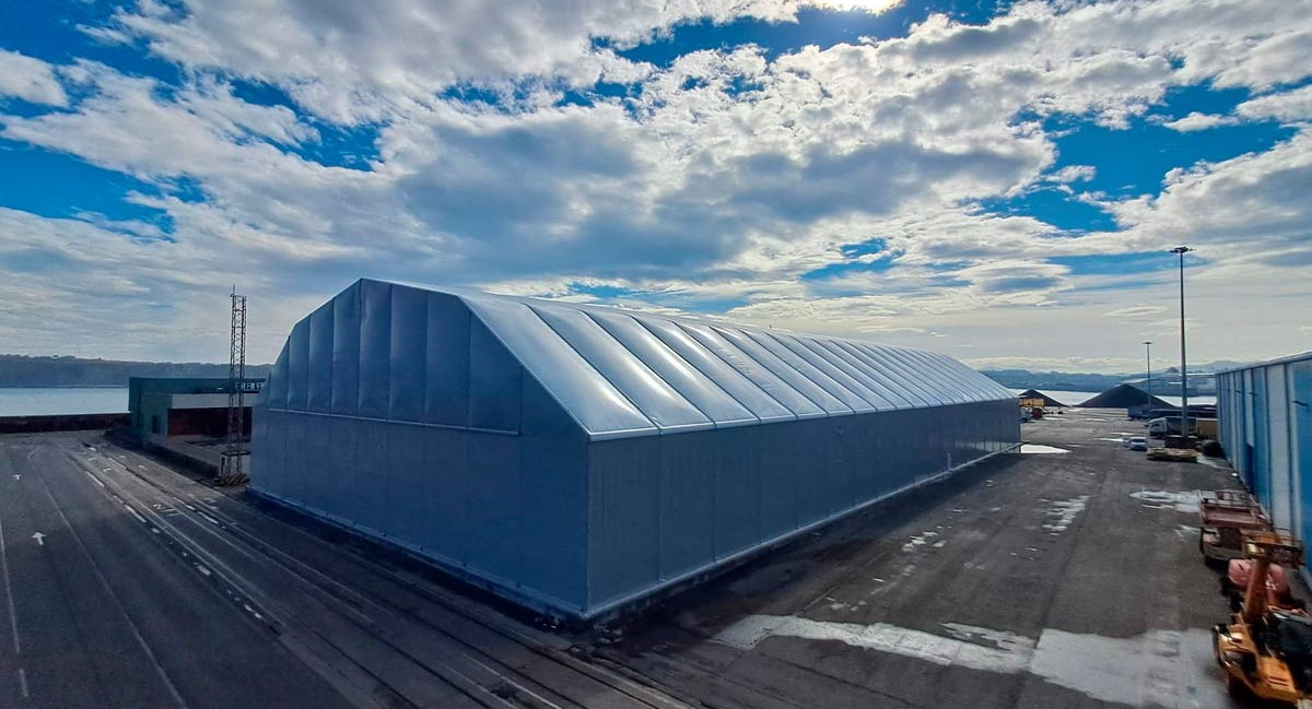 Bâtiment préfabriqué VALL pour terminal portuaire