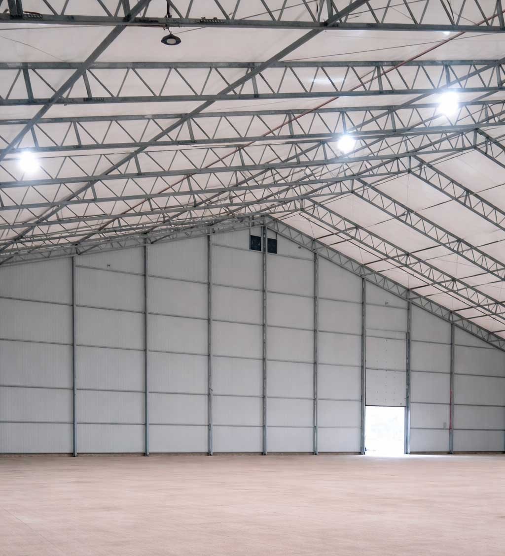 Barnum de stockage pour activités industrielles et logistiques
