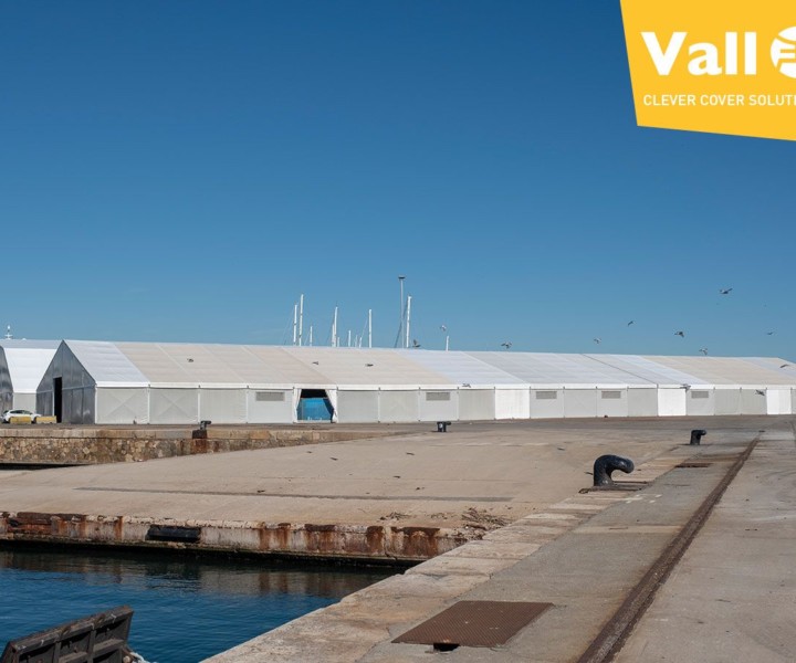 Publications récentes VALL | Ce que peut devenir un tente industrielle dans un port