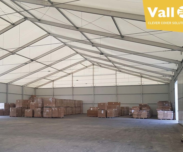 Publications récentes VALL | Stocker et protéger les cartons avec les entrepôts démontables Vall