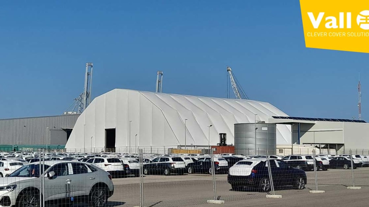 Bâtiments modulaires et chapiteaux de stockage: efficacité énergétique - VALL