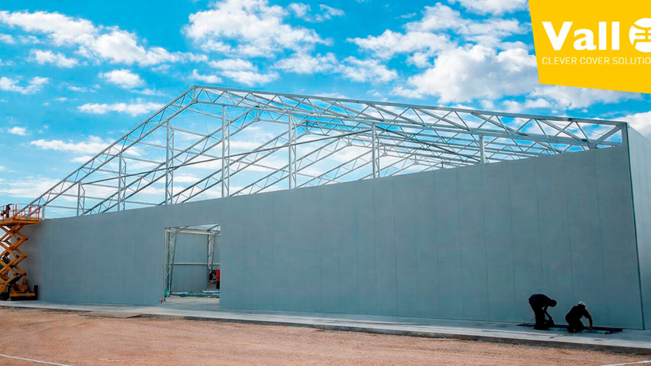 Structures démontables pour bâtiments industriels - VALL