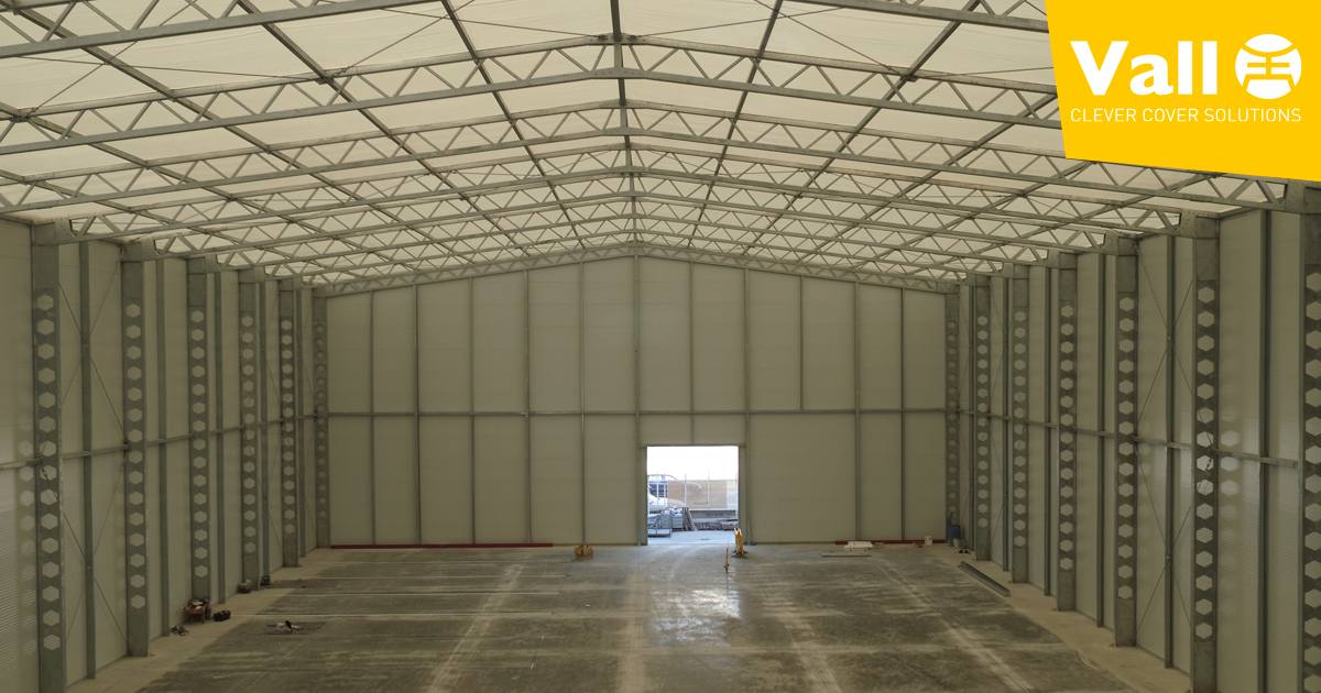 Bâtiments préfabriqués diaphanes pour l’automatisation logistique