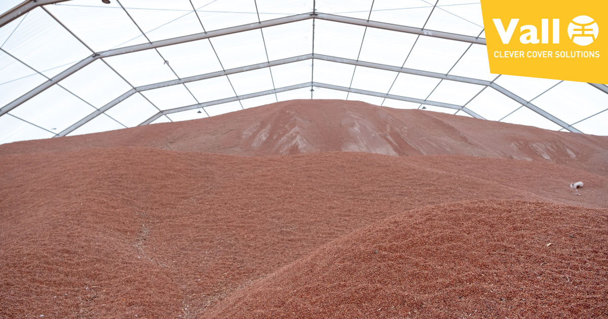 Chapiteaux industriels et bâtiments démontables pour les entrepôts agroalimentaires