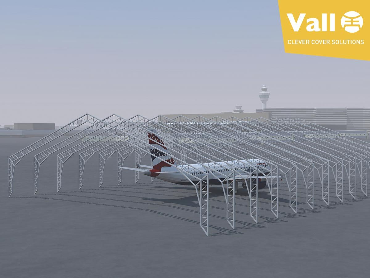 hangars démontables pour avions: la solution en temps de crise