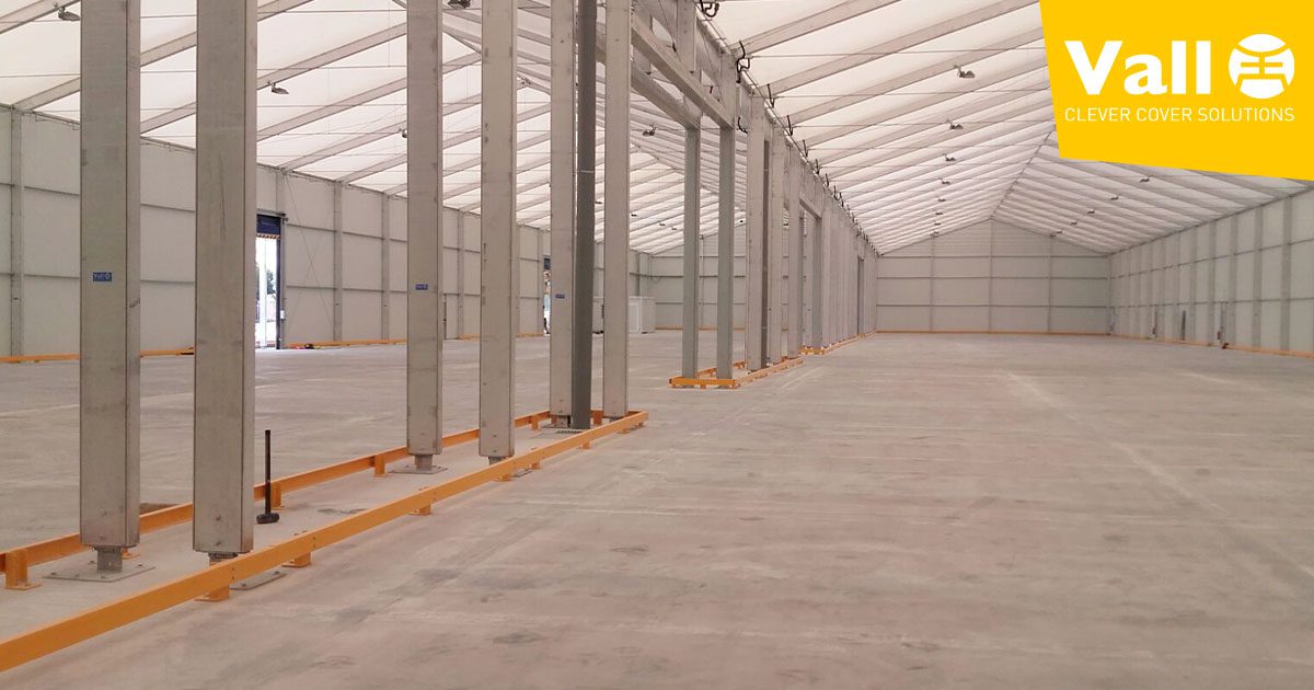 Accessoires pour entrepôts démontables