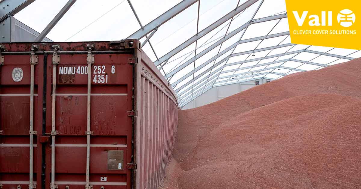 Entrepôts préfabriqués démontables pour l’industrie agroalimentaire