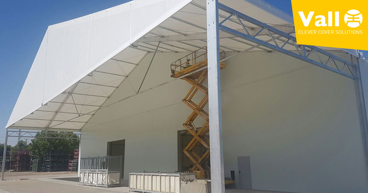 Bâtiments modulaires pour le traitement de déchets